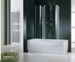 NOVELLINI AURORA 4 BADWAND 80X150CM HELDER/CHROOM AURORA480-1K