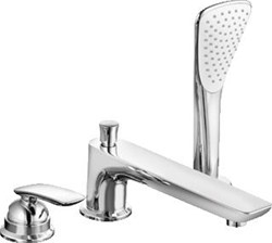 KLUDI BALANCE 3-GATS BADRANDKRAAN CHROOM 524470575