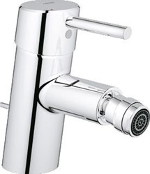 GROHE CONCETTO NEW BIDETMENGKRAAN S-SIZE TREKWASTE EENGREEPS 1-GATS 131MM HOOGTE 116MM UITLOOP VAST CHROOM 32208001