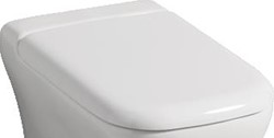 GEBERIT MYDAY CLOSETZITTING MET DEKSEL SCHARNIER: MESSING VERCHROOMD SOFTCLOSE KLEUR: WIT 575410000