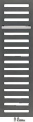 ZEHNDER METROPOLIAN HANDDOEKRADIATOR AFGIFTE 663W BUIS OVAAL VERTICAAL AANSLUITINGEN 4 HXLXD 1750X400X39MM WIT RAL9016 MEP-180-040
