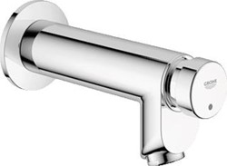 GROHE EUROECO COSMOPOLITAN T TAPKRAAN WAND ZELFSLUITEND 1-GATS 65MM HOOGTE 115MM VOORSPRONG UITLOOP VAST CHROOM 36266000