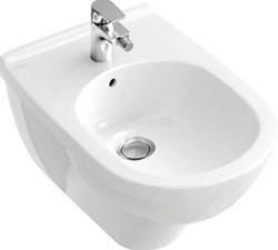 VILLEROY & BOCH O.NOVO KERAMISCH WANDBIDET. AFMETING: 310X360X560MM WIT 54600001