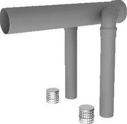 BURGERHOUT PP UITBREIDINGSKIT RUG Z-KLP 150 40-047-08-63 40.047.08.63