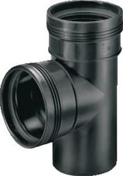 WAVIN WAFIX PP T-STUK 88,5 GRADEN ZWART 75X50 2MOF/SPIE 3412107059