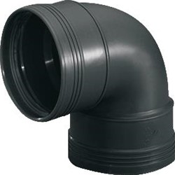 WAVIN WAFIX PP BOCHT 88,5 GRADEN ZWART 110 SN8 MOF/MOF 3411211009