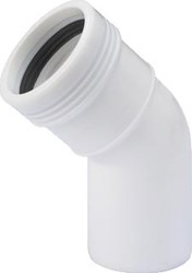 WAVIN WAFIX PP BOCHT 45 GRADEN WIT 32 MOF/SPIE 3421103004