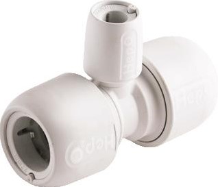 WAVIN HEP2O VERLOOP T-STUK WIT 22X10X22 3PF 4442222101