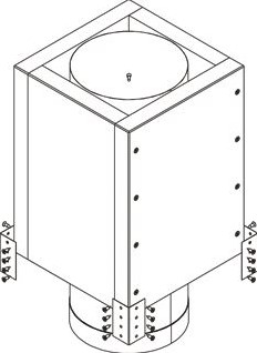 METALOTERM ISOLATIEBLOK VERLOOPSET 700 MM 159570