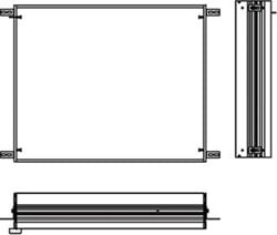 EMCO ASIS PRESTIGE MONTAGERAAM VOOR SPIEGELKAST 61.5X66.5CM 989700006