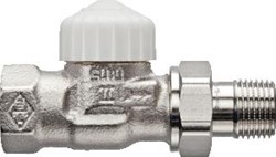 HEIMEIER V-EXACT II VOORINSTELBARE THERMOSTATISCHE RADIATORKRAAN 3/4 RECHT. T.B.V. M30 KOP 3712-03.000
