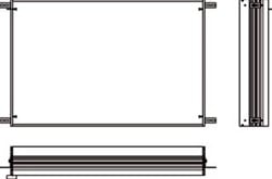 EMCO ASIS PRESTIGE MONTAGERAAM VOOR INBOUW SPIEGELKAST 101X66CM ALUMINIUM LOOK 989700021