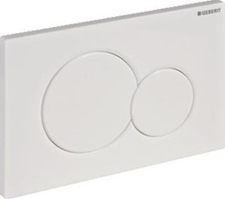 GEBERIT SIGMA 01 BEDIENINGSPLAAT SIGMA 01 DF FRONTBEDIEND 24.6X16.4CM T.B.V. SIGMA INBOUWRESERVOIR 8 EN 12CM GLANSCHROOM 115770215