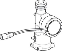 GEBERIT WATERKRACHT GENERATOR T.B.V. INFRA ROOD AUTOMATISCHE WASTAFELKRAAN 242571001