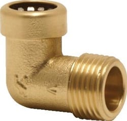 VSH TECTITE TT-S INSTEEKKOPPELING KNIE KOPPELING 90GR 15MM X 1/2 KOPER (PUSH X BUITENDRAAD) 4758272