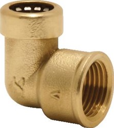 VSH MUURPLAAT TECTITE INSTEEKKOPPELING 12MM X 1/2 (PERSMOP X BINNENDRAAD) DN10 MAX 20 BAR MESSING KOPER ONBEHANDELD 4758273
