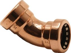 VSH TECTITE TT-S INSTEEKKOPPELING BOCHT 45GR 15 X 15MM KOPER (PUSH X PUSH) 4758259