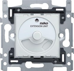 NIKO FLUSH MOUNTED DIMMER EXTENSIE VOOR INBOUWDIMMER MAXIMAAL 325W UNIVERSEEL 310-02001