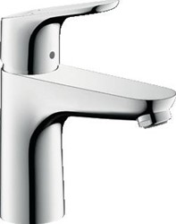 HANSGROHE FOCUS 100 COOLSTART 1 GREEPS WASTAFELMENGKRAAN MET WASTE EN FLEXIBELE AANSLUITSLANGEN CHROOM 31621000