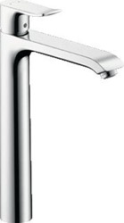 HANSGROHE METRIS WASTAFELKRAAN EENGREEPS VAST 358MM HOOGTE 254MM HOOGTE KRAANMOND 232MM VOORSPRONG CHROOM-LOOK 31184000