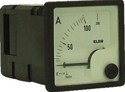 ELEQ AMPEREMETER INBOUW 48X48MM 1000/5A AC WEEKIJZER OVERSTROOMSCHAAL 301422E