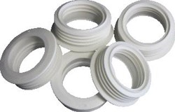 WISA CLOSETAANVOERMANCHET RECHT RUBBER ZWART LENGTE 21MM INWENDIG UITWENDIGE BUISDIAMETER AANSLUITING 55MM 8050390093