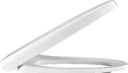 PRESSALIT 300+ CLOSETZITTING MET DEKSEL MET DA7 SCHARNIER SOFTCLOSE EN STANDAARD MONTAGE WIT 760000-DA7999