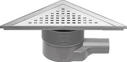 EASYDRAIN DRAIN AQUA DELTA 22X22X31.4CM RVS ROOSTER MSI6 AQUA-DE-MSI6