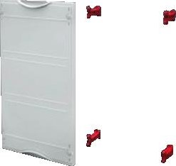 RITTAL AANRAKINGSBEVEILIGNGSMODULE POLYSTYROL RAL 7035 BXH 500X450MM 9666060