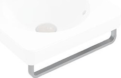 VILLEROY & BOCH HANDDOEKHOUDER JOYCE 1X STANG PLAT 400MM RVS GLANS EDELSTAAL 929640D7