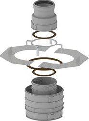BURGERHOUT TWINFLEX BASIS KIT 80-130 40-047-02-70 40.047.02.70