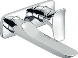 KLUDI AMBA AFBOUWDEEL VOOR 2-GATS INBOUW WASTAFELKRAAN MET UITLOOP 18CM CHROOM 532440575