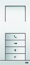 ABB BUSCH-JAEGER WELCOME BINNENPOST ZONDER HOORN BUSSYSTEEM OPBOUW ZILVER 2CKA008300A0326