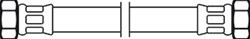 NEOPERL FLEXIBELE SLANG CRG8 3-8 BIXBI 20 60734020