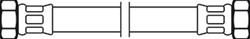 NEOPERL FLEXIBELE SLANG CRG8 1-2 BIXBI 20 60736020