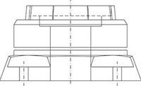 RITTAL CP OPZETSCHARNIER VERTIKAAL  6212720