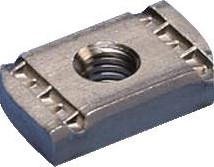 NVENT CADDY ERISTRUT SCHUIFMOER ZONDER VEER STAAL ELEKTROLYTISCH VERZINKT AANSLUITING M10 8MM 315025
