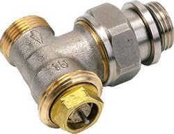 COMAP THERMOSTATISCHE RADIATORKRAAN MET VASTE KV-WAARDE. TYPE R808EB. 1/2 HAAKS. BUISAANSLUITING M22 BUITENDRAAD. T.B.V. M28 KOP R808704B
