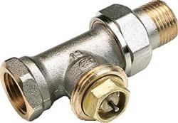 COMAP THERMOSTATISCHE RADIATORKRAAN MET VASTE KV-WAARDE. TYPE R809. 3/4 RECHT. T.B.V. M28 KOP R809606