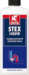 GRIFFON STEX REINIGINGSMIDDEL GESCHIKT VOOR BINNEN FYSIEKE VORM VLOEISTOF INHOUD 1L WATEROPLOSBAAR VERPLICHT NASPOELEN MET WATER UITVOERING VLOEIBARE ONTSTOPPER VERPAKKING FLES