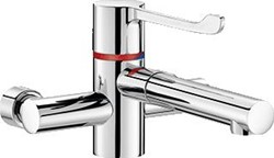 DELABIE SECURITHERM SEQUENTIËLE THERMOSTAAT MENGKRAAN+BIOCLIP WEGWERP UITLOOP S/C,AS 150MM H9610