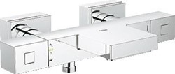 GROHE GROHTHERM CUBE BADMENGKRAAN WAND TWEEGREEPS 2-GATS OMSTELINRICHTING 150+/-15MM HART 174MM UITLOOP VAST CHROOM 34497000