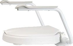 ETAC HI-LOO II 6CM TOILETVERHOGER MET ARMLEUNING WIT E80301316-2