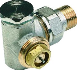 COMAP THERMOSTATISCHE RADIATORKRAAN MET VASTE KV-WAARDE. TYPE R806. 3/4 DUBBEL HAAKS. T.B.V. M28 KOP R806606