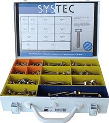 SYSTEC TAPBOUT GEVULD INHOUD ROESTVASTSTAAL (RVS) 489 DELEN NORM DIN 933 A TAPBOUT M6X16 70ST B TAPBOUT M6X20 60ST C TAPBOUT M6X30 40ST D TAPBOUT M6X40 60ST E TAPBOUT M8X20 30ST F TAPBOUT M8X30 40ST G