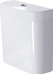 DURAVIT HAPPYD 2 DUOBLOKRESERVOIR + BINNENWERK MET ZIJAANSLUITING 6/3L DUALFLUSH WIT 0 934000005