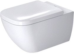 DURAVIT HAPPYD 2 WANDCLOSET DIEPSPOEL MET VERDEKTE BEVESTIGING 36.5X54CM WIT 2221090000