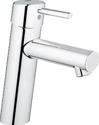 GROHE CONCETTO WASTAFELMENGKRAAN M-SIZE TREKWASTE EENGREEPS 1-GATS 190MM HOOGTE 133MM UITLOOP VAST CHROOM 23450001