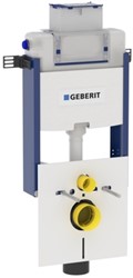GEBERIT KOMBIFIX WC-ELEMENT VOOR WANDCLOSET H98 MET OMEGA UP INBOUWRESERVOIR 12CM MET GELUIDSISOLATIESET FRONT-PLANCHETBEDIEND 110010001