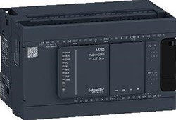 SCHNEIDER ELECTRIC MODICON M241 PLC 24 I/O TRANSISTOR NPN